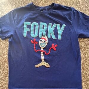 Disney Men’s Tee shirt  Size XL Forky Blue